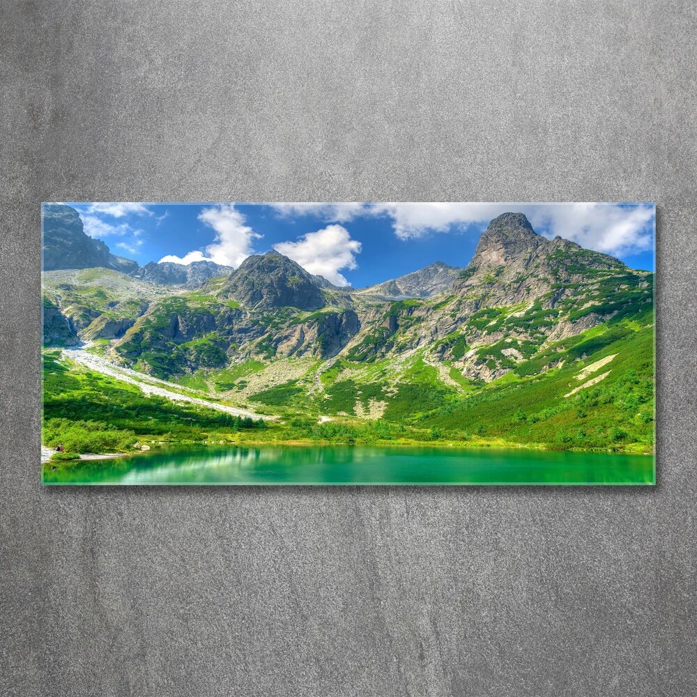 Print on acrylic Lake in the mountains