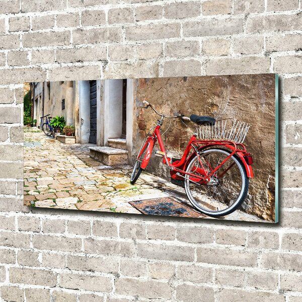 Print on acrylic Red bike