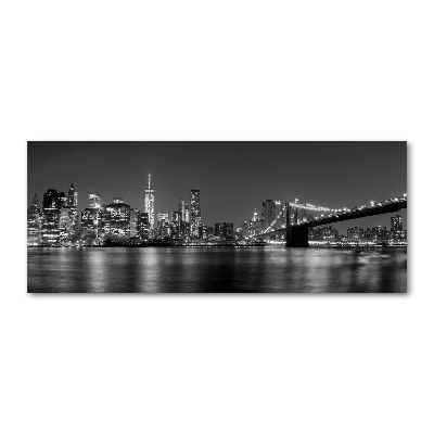 Acrylic wall art Manhattan at night