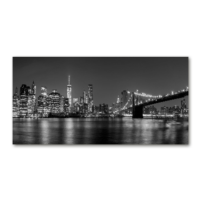 Acrylic wall art Manhattan at night