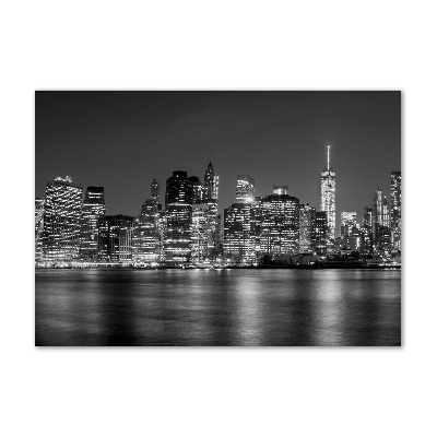 Acrylic wall art Manhattan at night