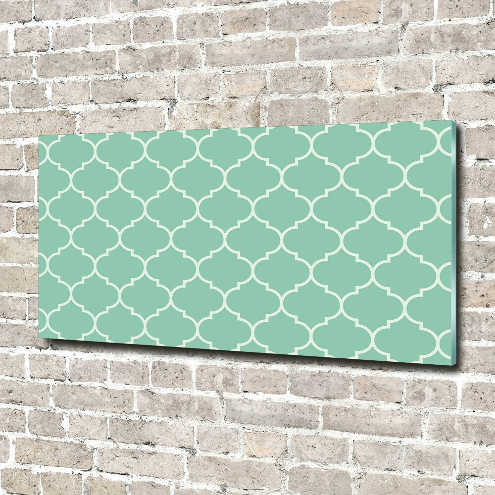 Print on acrylic Moroccan background