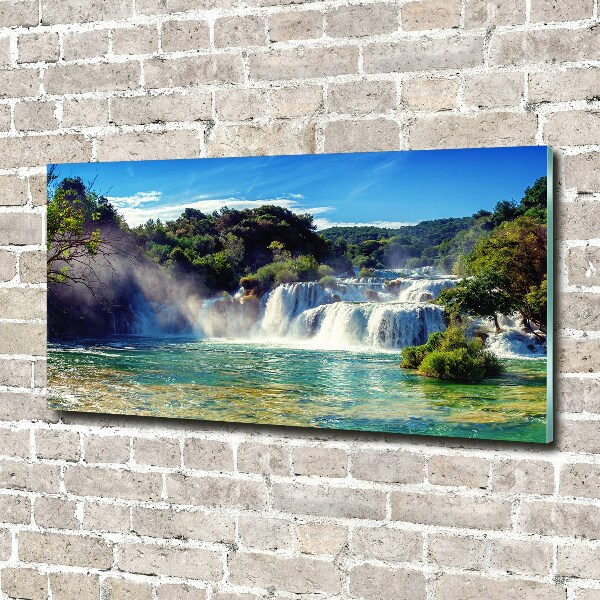 Print on acrylic KRKA waterfalls