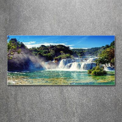 Print on acrylic KRKA waterfalls