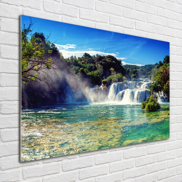 Print on acrylic KRKA waterfalls