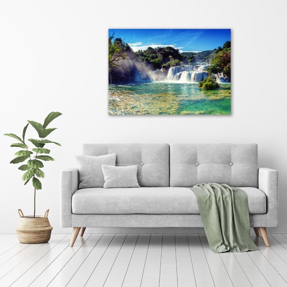 Print on acrylic KRKA waterfalls