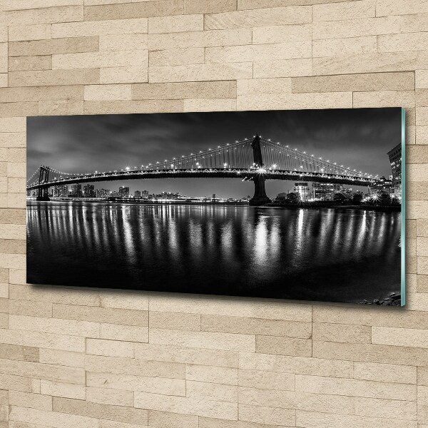 Acrylic wall art Manhattan at night