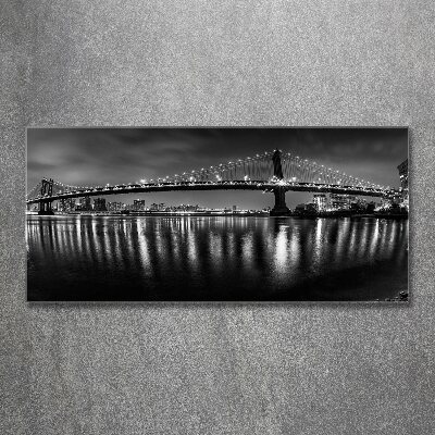 Acrylic wall art Manhattan at night