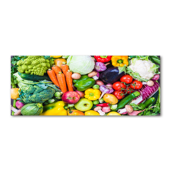 Print on acrylic Colorful vegetables