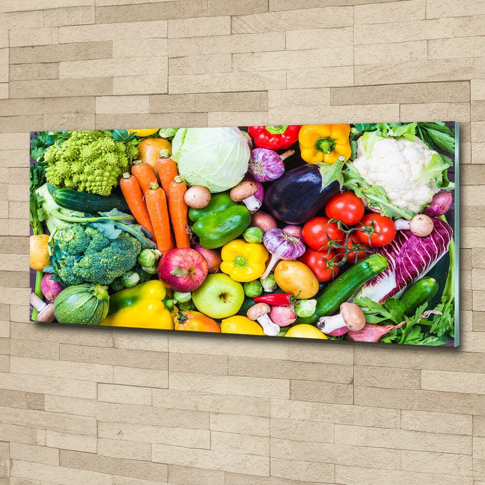 Print on acrylic Colorful vegetables