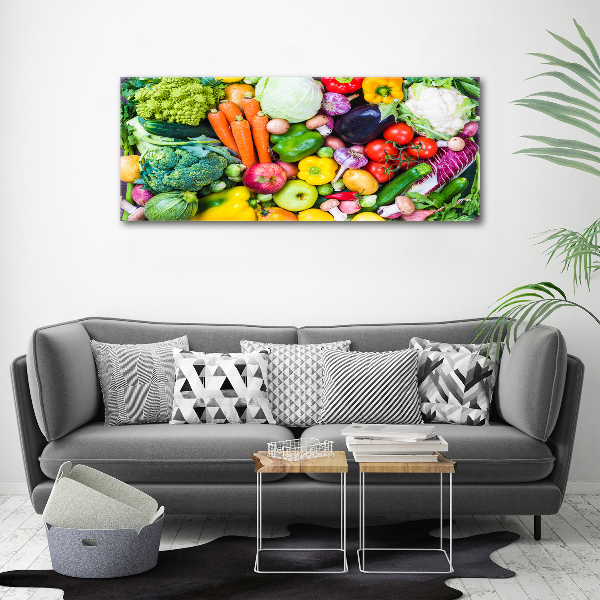 Print on acrylic Colorful vegetables