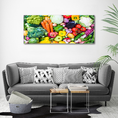 Print on acrylic Colorful vegetables