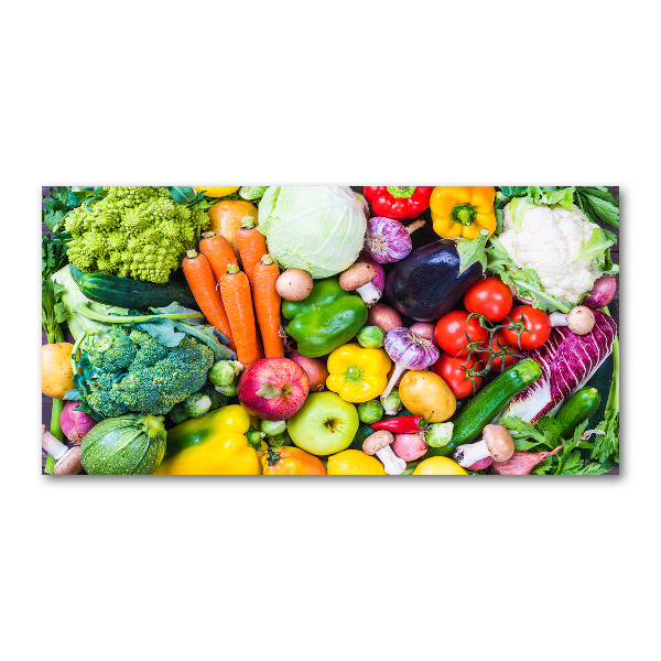 Print on acrylic Colorful vegetables