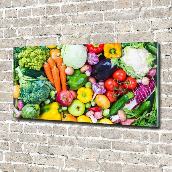 Print on acrylic Colorful vegetables