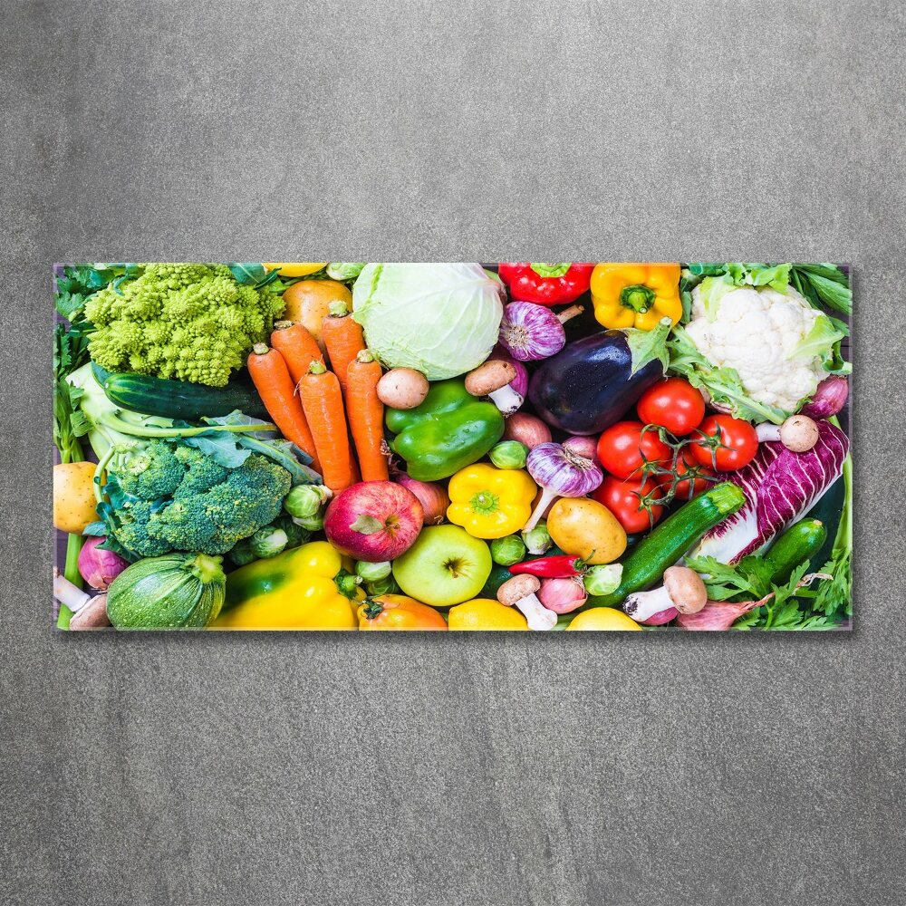 Print on acrylic Colorful vegetables