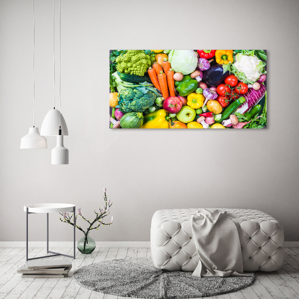 Print on acrylic Colorful vegetables