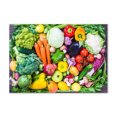 Print on acrylic Colorful vegetables