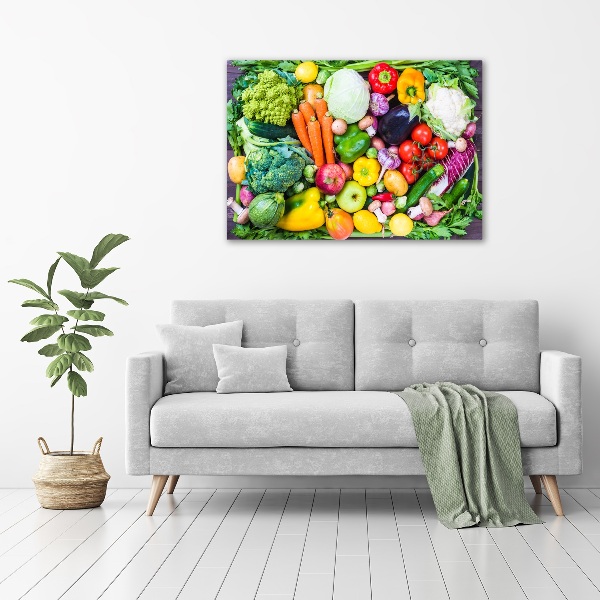 Print on acrylic Colorful vegetables