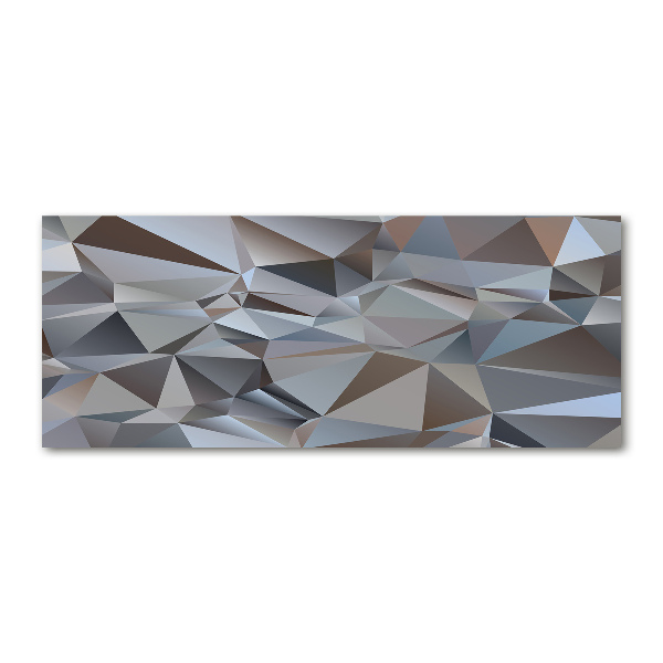 Acrylic wall picture Abstraction of the triangle