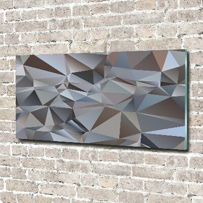 Acrylic wall picture Abstraction of the triangle