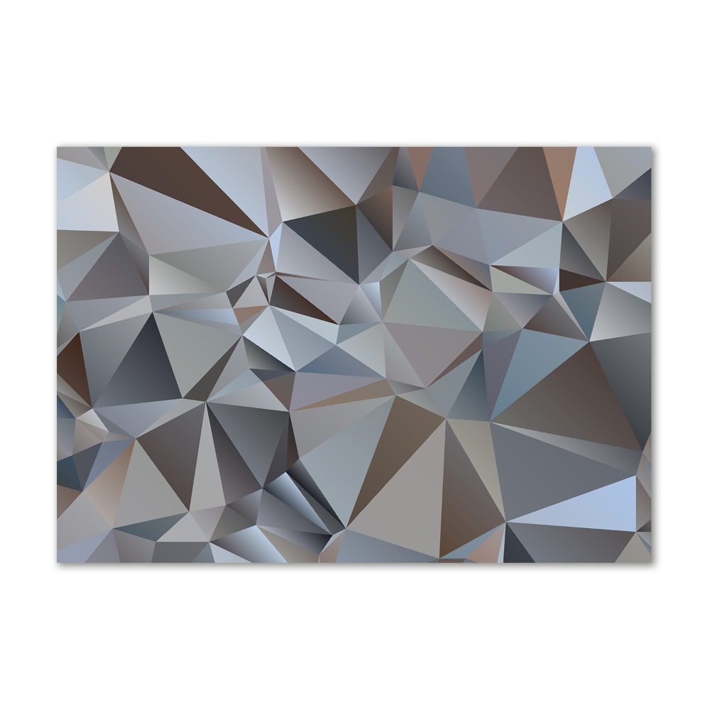 Acrylic wall picture Abstraction of the triangle