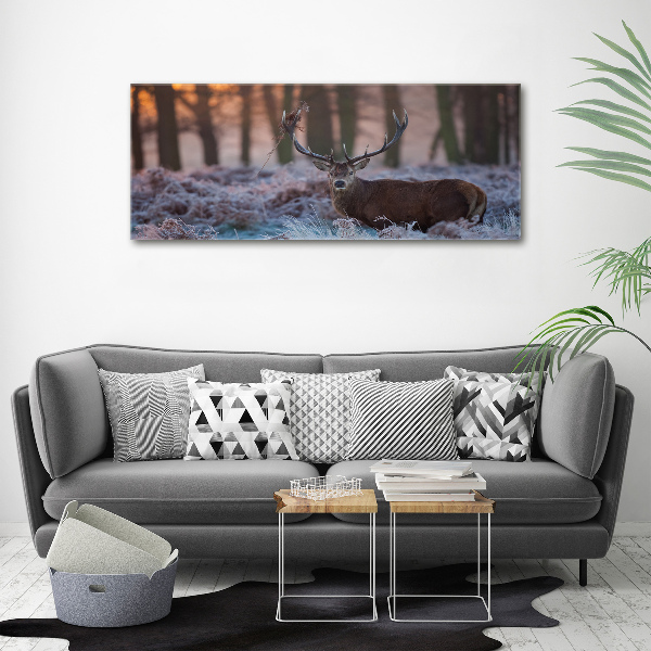 Acrylic wall art Deer about the east