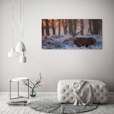 Acrylic wall art Deer about the east