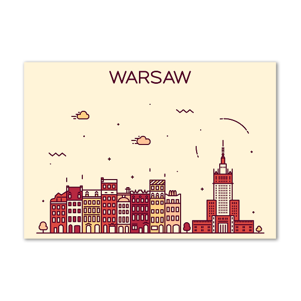 Print on acrylic Warsaw Poland