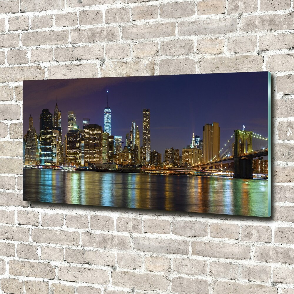 Print on acrylic Manhattan at night