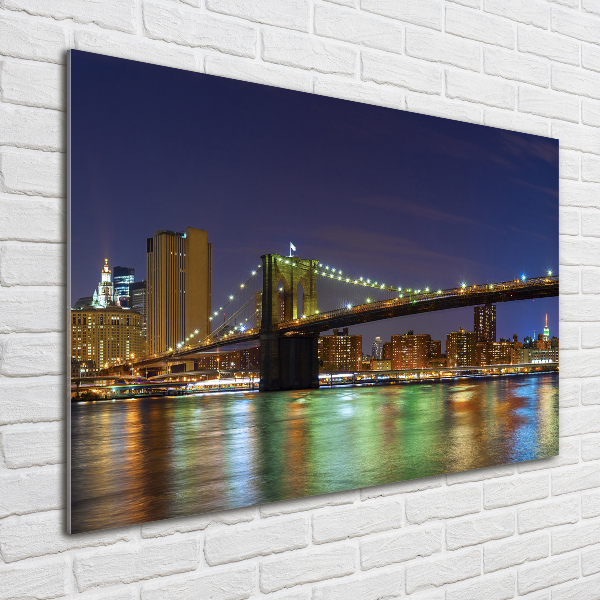 Print on acrylic Manhattan at night