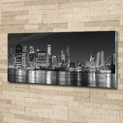 Print on acrylic Manhattan at night