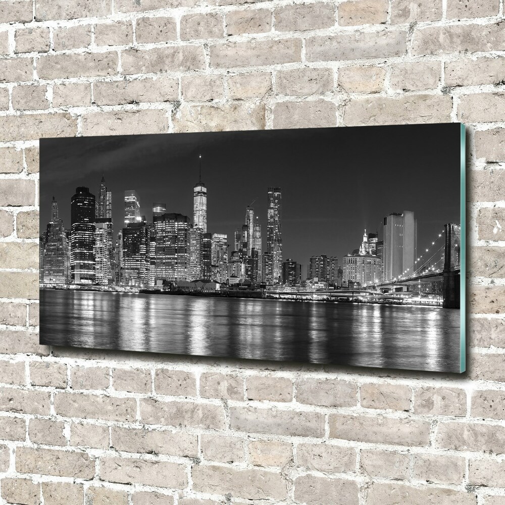 Print on acrylic Manhattan at night