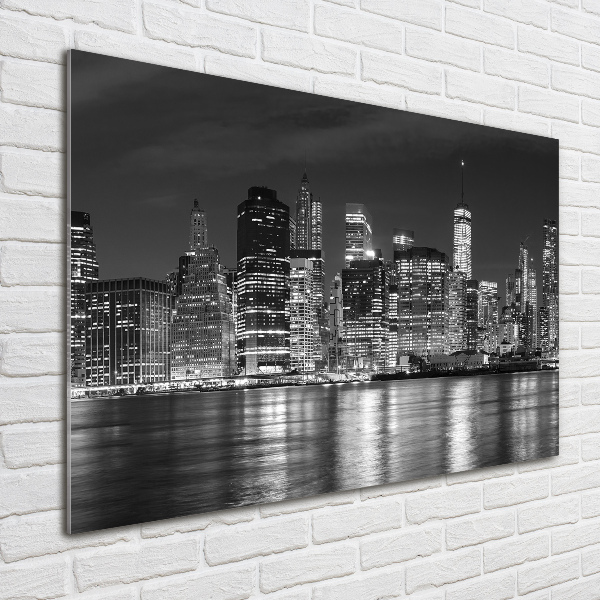 Print on acrylic Manhattan at night