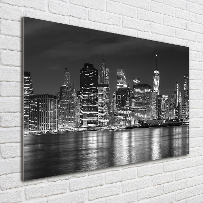 Print on acrylic Manhattan at night