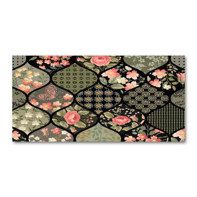 Print on acrylic Floral pattern