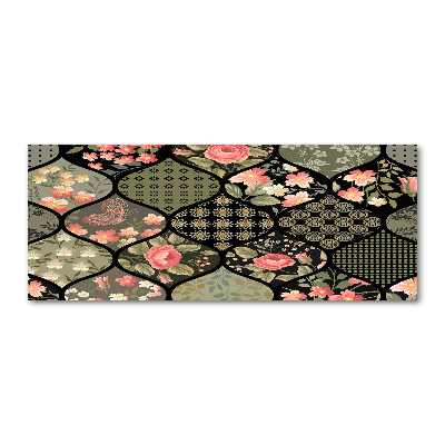 Print on acrylic Floral pattern