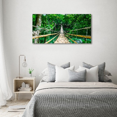 Print on acrylic Tropical forest bridge