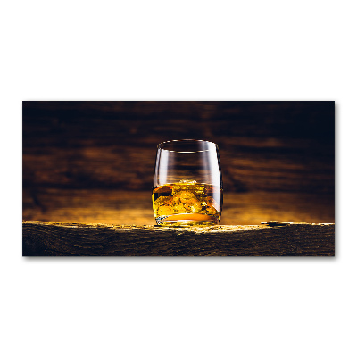 Print on acrylic Bourbon in a glass