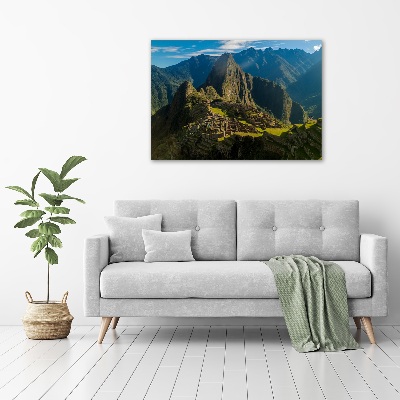 Wall art acrylic Machu Picchu ruins