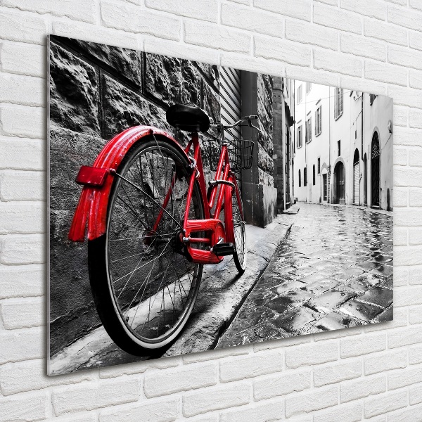 Print on acrylic Red bike