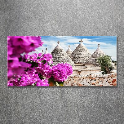 Wall art acrylic Trulla houses