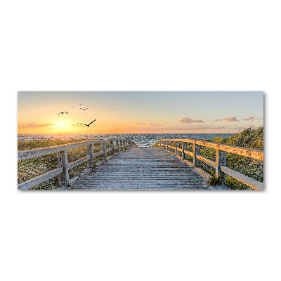 Print on acrylic Path to the beach