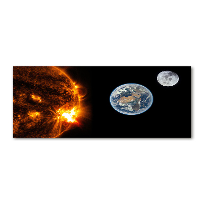 Wall art acrylic Solar system