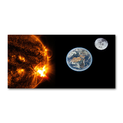 Wall art acrylic Solar system