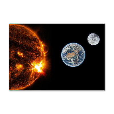 Wall art acrylic Solar system