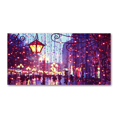 Acrylic print Lights in the city