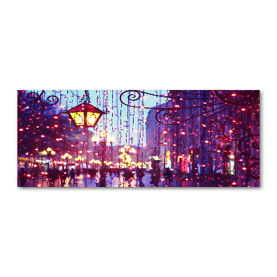 Acrylic print Lights in the city