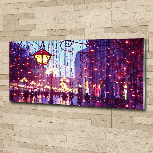 Acrylic print Lights in the city