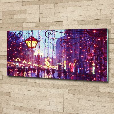 Acrylic print Lights in the city