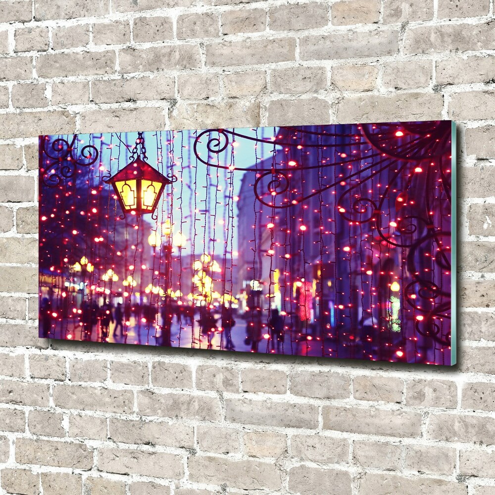 Acrylic print Lights in the city